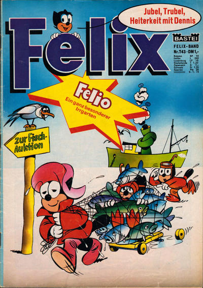 Cover for Felix (Bastei Verlag, 1958 series) #743