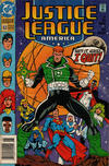 Cover for Justice League America (DC, 1989 series) #63 [Newsstand]