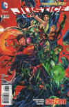 Cover for Justice League (DC, 2011 series) #7 [Second Printing]