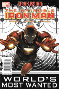 Cover for Invincible Iron Man (Marvel, 2008 series) #8 [Newsstand]