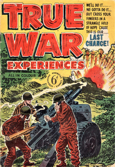 Cover for True War Experiences (Streamline, 1953 series) #[1]
