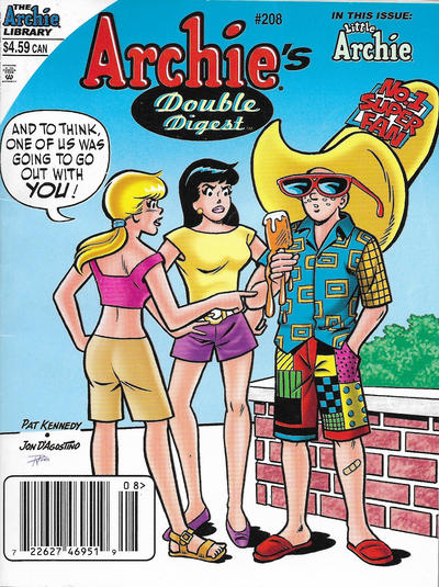Cover for Archie's Double Digest Magazine (Archie, 1984 series) #208 [Canadian]
