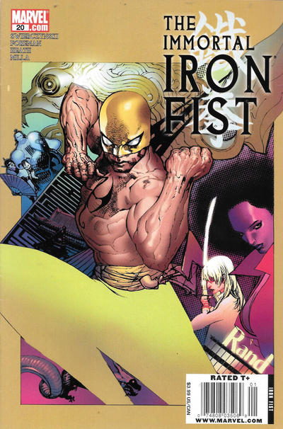 Cover for The Immortal Iron Fist (Marvel, 2007 series) #20 [Newsstand]