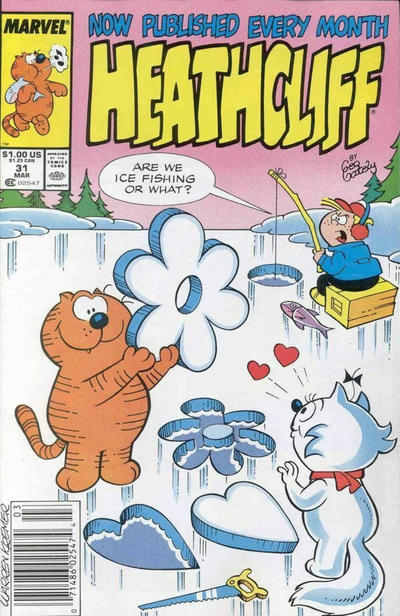Cover for Heathcliff (Marvel, 1985 series) #31 [Newsstand]