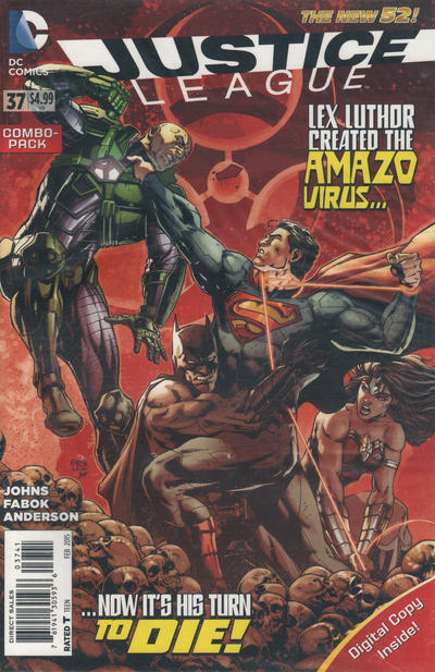 Cover for Justice League (DC, 2011 series) #37 [Combo-Pack]