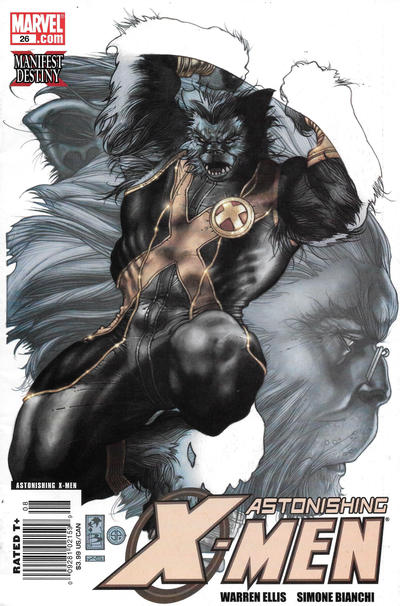 Cover for Astonishing X-Men (Marvel, 2004 series) #26 [Newsstand]