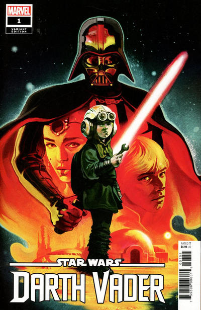 Cover for Star Wars: Darth Vader (Marvel, 2020 series) #1 [Mike Del Mundo]