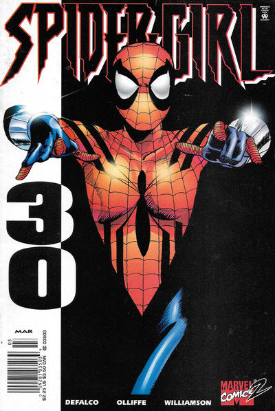Cover for Spider-Girl (Marvel, 1998 series) #30 [Newsstand]