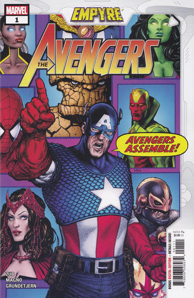 Cover for Empyre: Avengers (Marvel, 2020 series) #1 [Steve McNiven Cover]