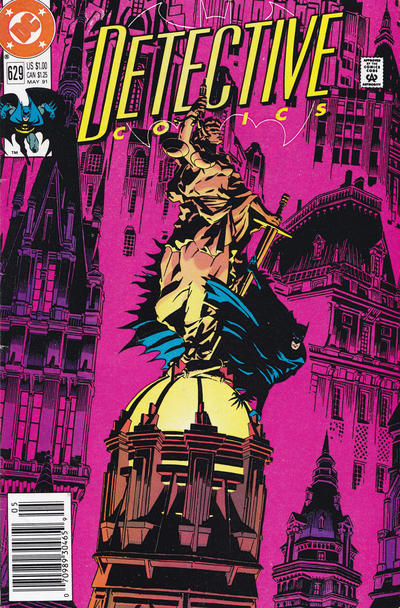 Cover for Detective Comics (DC, 1937 series) #629 [Newsstand]