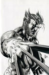 Cover Thumbnail for Hunt for Wolverine (2018 series) #1 [Retailer Incentive Mike Deodato Black and White]