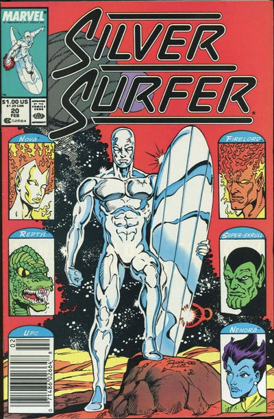 Cover for Silver Surfer (Marvel, 1987 series) #20 [Newsstand]