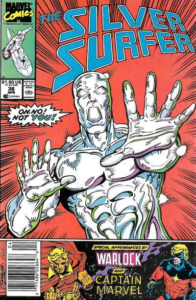 Cover for Silver Surfer (Marvel, 1987 series) #36 [Newsstand]