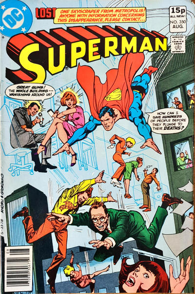 Cover for Superman (DC, 1939 series) #350 [British]