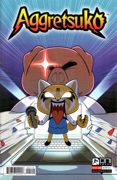 Cover for Aggretsuko (Oni Press, 2020 series) #1 [Second Printing]