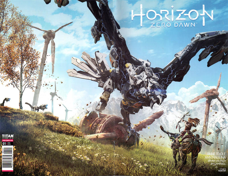 Cover for Horizon Zero Dawn (Titan, 2020 series) #1 [Cover B - Game Art]