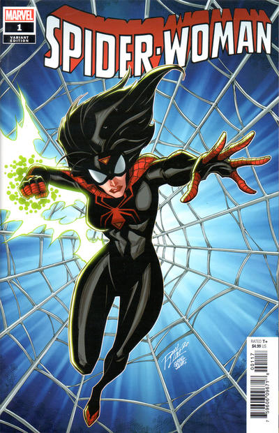 Cover for Spider-Woman (Marvel, 2020 series) #1 [Ron Lim & Israel Silva]