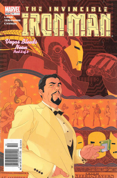 Cover for Iron Man (Marvel, 1998 series) #71 (416) [Newsstand]