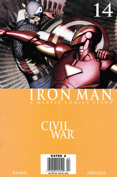 Cover for Iron Man (Marvel, 2005 series) #14 [Newsstand]