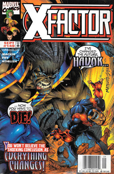 Cover for X-Factor (Marvel, 1986 series) #149 [Newsstand]