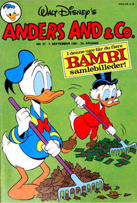 Cover Thumbnail for Anders And & Co. (Egmont, 1949 series) #37/1981