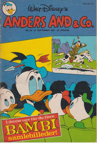 Cover Thumbnail for Anders And & Co. (Egmont, 1949 series) #39/1981