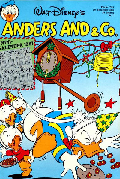 Cover for Anders And & Co. (Egmont, 1949 series) #1/1987