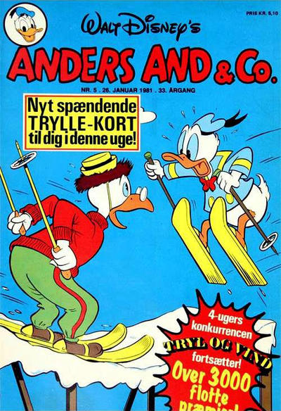 Cover for Anders And & Co. (Egmont, 1949 series) #5/1981