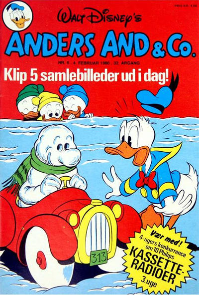 Cover for Anders And & Co. (Egmont, 1949 series) #6/1980