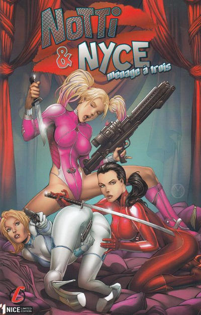 Cover for Notti & Nyce Menage a Trois (Counterpoint Entertainment, 2017 series) #1 [Planet Awesome - Nice - Marat Mychels]