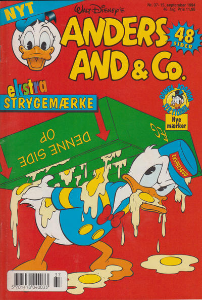 Cover for Anders And & Co. (Egmont, 1949 series) #37/1994