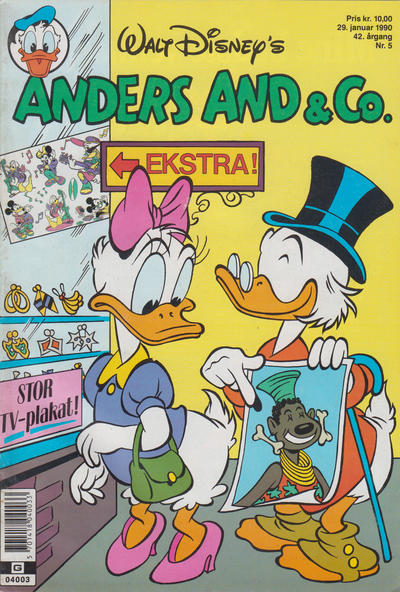 Cover for Anders And & Co. (Egmont, 1949 series) #5/1990