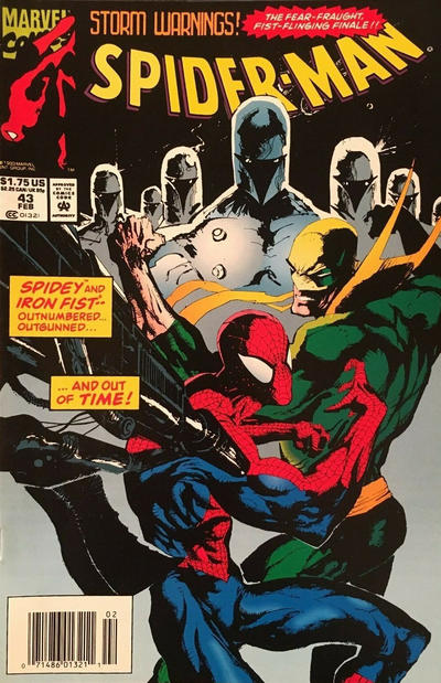 Cover for Spider-Man (Marvel, 1990 series) #43 [Newsstand]