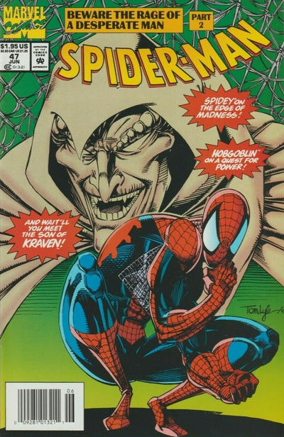 Cover for Spider-Man (Marvel, 1990 series) #47 [Newsstand]