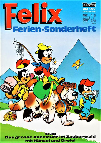 Cover for Felix Sonderheft (Bastei Verlag, 1964 series) #[nn/1972] - Ferien-Sonderheft