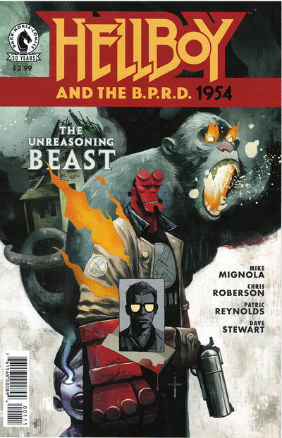 Cover for Hellboy and the B.P.R.D.: 1954 - The Unreasoning Beast (Dark Horse, 2016 series) #1