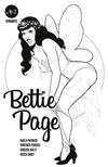 Cover Thumbnail for Bettie Page (2020 series) #2 [Black and White Cover Kano]