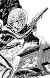 Cover Thumbnail for Mars Attacks / Red Sonja (2020 series) #1 [Virgin Black and White Cover Barry Kitson]