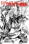 Cover Thumbnail for Superior Spider-Man (2013 series) #31 [Variant Edition - Midtown Comics Exclusive! - J. Scott Campbell B&W Connecting Cover]