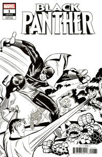 Cover Thumbnail for Black Panther (Marvel, 2018 series) #1 [Jack Kirby Remastered Black and White]