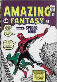 Cover Thumbnail for Komikai Micro Comics Ultimate Marvel (Spin Master, 2005 series) #[61] - Amazing Fantasy #15