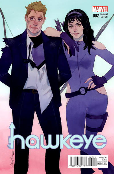 Cover for All-New Hawkeye (Marvel, 2015 series) #2 [Kevin Wada Retailer Incentive Variant]