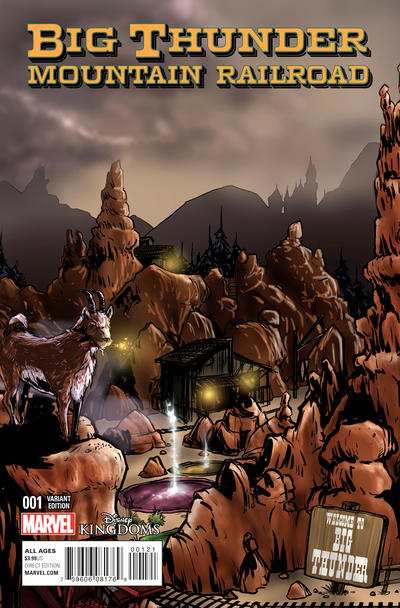 Cover for Big Thunder Mountain Railroad (Marvel, 2015 series) #1 [Brian Crosby Connecting Variant Cover]