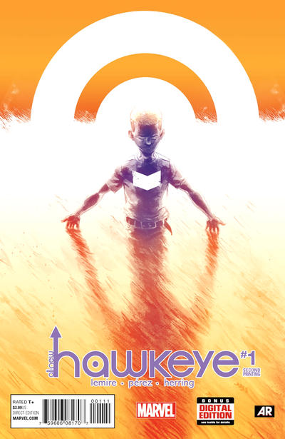 Cover for All-New Hawkeye (Marvel, 2015 series) #1 [Second Printing Variant]