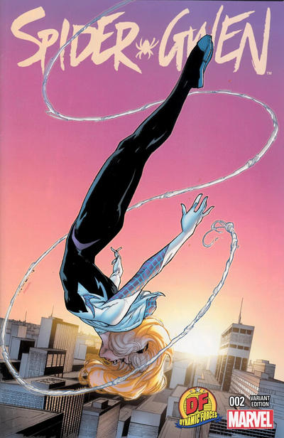 Cover for Spider-Gwen (Marvel, 2015 series) #2 [Variant Edition - Dynamic Forces Exclusive - Jerome Opeña Cover]