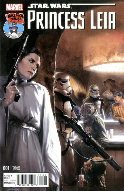 Cover for Princess Leia (Marvel, 2015 series) #1 [Mile High Comics Exclusive Gabriele Dell'Otto Variant]