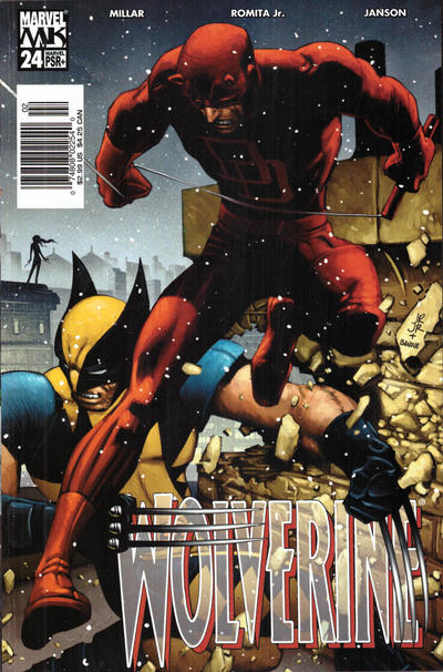 Cover for Wolverine (Marvel, 2003 series) #24 [Newsstand]
