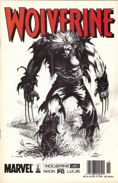 Cover for Wolverine (Marvel, 1988 series) #180 [Newsstand]
