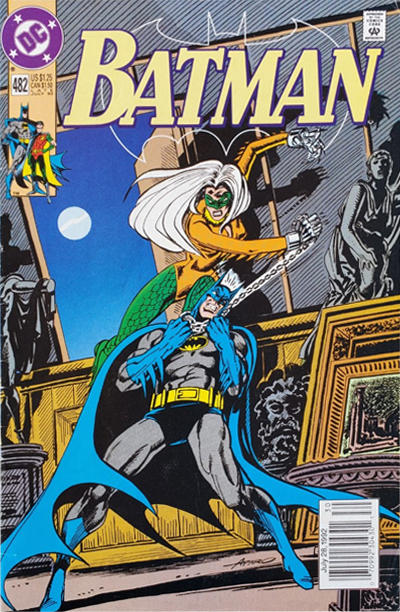 Cover for Batman (DC, 1940 series) #482 [Newsstand]