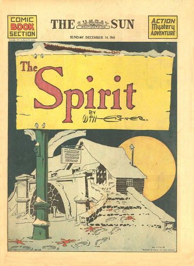 Cover for The Spirit (Register and Tribune Syndicate, 1940 series) #12/14/1941 [Baltimore Sun Edition]